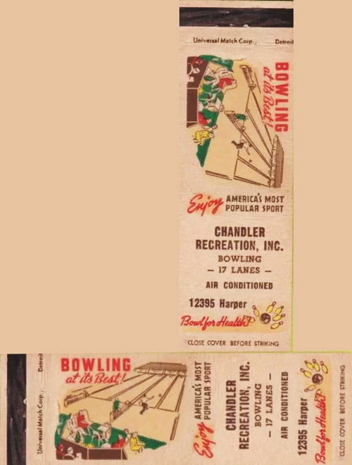 Chandler Recreation - Matchbook (newer photo)